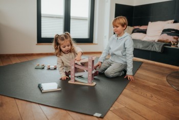 Krabbelunterlage SanoSoft 120cm X 240cm Grau