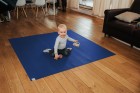 Krabbelunterlage SanoSoft 180cm X 140cm Blau