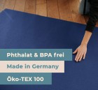 Krabbelunterlage SanoSoft XXL "made in Germany" - Öko-Tex 100 180x420cm Blau