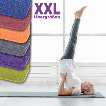 SanoSoft RehaCare Senioren Yoga, Sport & Freizeitmatte 180x100cm Blau