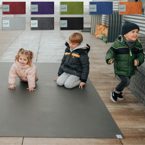 Outdoor Krabbelmatte Krabbelunterlage SanoSoft "made in Germany" - Öko-Tex 100