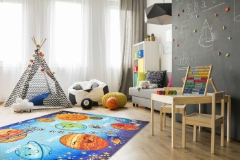 Obsession Teppich Torino Kids 230 Solar System 120x170cm