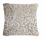 Ambiente Trendlife sibirischer Schneeleopard Felloptik Kissenhülle 50 x 50 cm