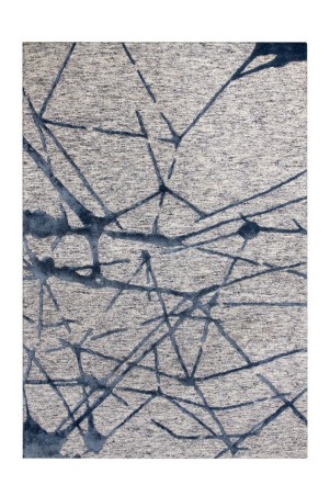 Arte Espina Teppich Damast 200 Grau / Blau 140x200cm