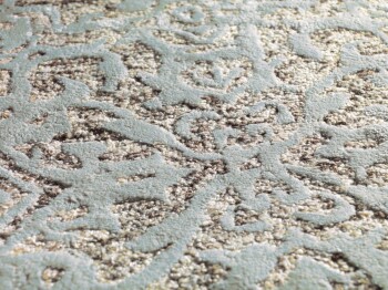 Arte Espina Teppich Damast 8067 Grau / Mint 120cm x 180cm