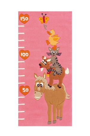Arte Espina Teppich Joy 4168 Rosa Animals 75cm x 160cm