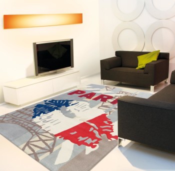 Arte Espina Teppich Joy 4203 Tricolore Paris 170cm x 240cm