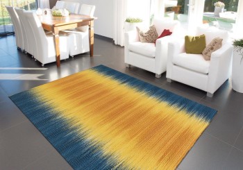 Arte Espina Teppich Sunset  8070 Gelb / Blau 90cm x 160cm