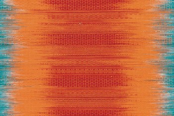 Arte Espina Teppich Sunset 8070 Orange / Blau 90cm x 160cm