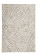 Teppich SchoenesWohnen24 Spark 110 Elfenbein / Gold