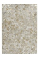 Teppich SchoenesWohnen24 Spark 210 Elfenbein / Gold