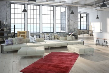 Teppich SchoenesWohnen24 Luxury 110 Violett
