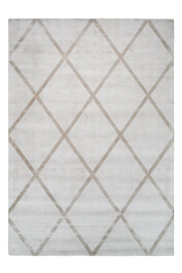 Teppich SchoenesWohnen24 Luxury 210 Elfenbein / Taupe