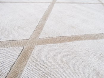 Teppich SchoenesWohnen24 Luxury 210 Elfenbein / Taupe