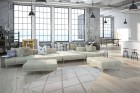 Teppich SchoenesWohnen24 Luxury 210 Elfenbein / Taupe