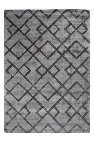 Teppich SchoenesWohnen24 Luxury 310 Grau / Anthrazit