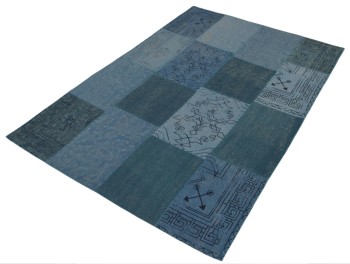 Teppich SchoenesWohnen24 Lyrical 210 Multi / Blau