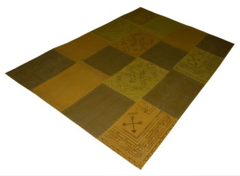 Teppich SchoenesWohnen24 Lyrical 210 Multi / Gelb