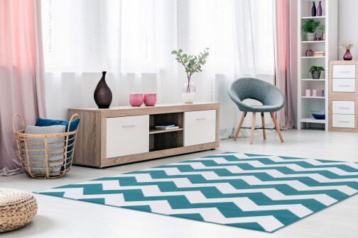 Teppich Schoeneswohnen24 Manolya 2095 Turkis 32 00