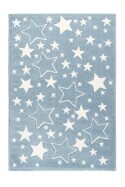 Teppich SchoenesWohnen24 Australia - Tamworth Blau 80cm x 150cm