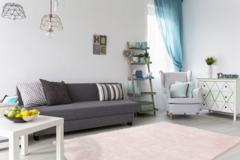 Teppich SchoenesWohnen24 Bali 110 Puderrosa 160cm x 230cm