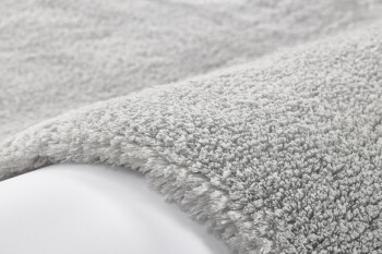 Teppich SchoenesWohnen24 Bali 110 Silbergrau 160cm x 230cm