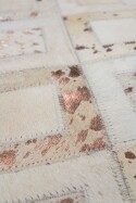 Teppich SchoenesWohnen24 Spark 110 Elfenbein / Chrom 80cm x 150cm