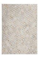 Teppich SchoenesWohnen24 Spark 110 Elfenbein / Gold 120cm x 170cm