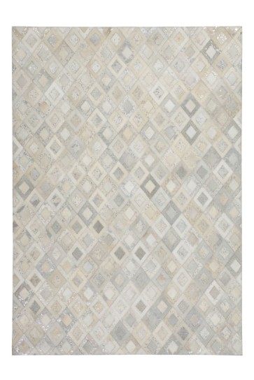 Teppich SchoenesWohnen24 Spark 110 Grau / Silber 160cm x 230cm