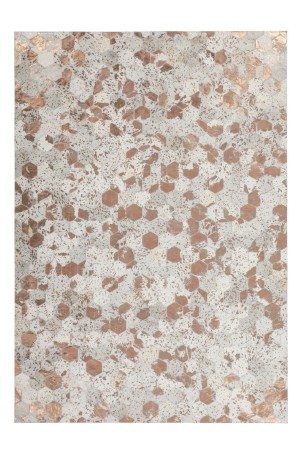 Teppich SchoenesWohnen24 Spark 210 Elfenbein / Chrom 80cm...