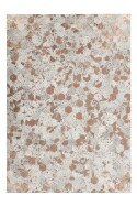 Teppich SchoenesWohnen24 Spark 210 Elfenbein / Chrom 80cm x 150cm