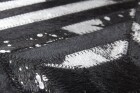 Teppich SchoenesWohnen24 Spark 410 Schwarz / Silber 160cm x 230cm