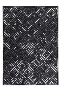 Teppich SchoenesWohnen24 Spark 410 Schwarz / Silber 80cm x 150cm
