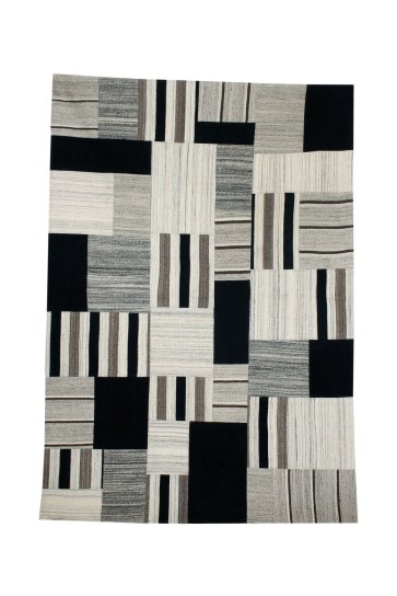 Teppich SchoenesWohnen24 Radical 325 Grau / Multi 80cm x 150cm