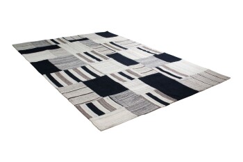 Teppich SchoenesWohnen24 Radical 325 Grau / Multi 80cm x 150cm