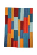 Teppich SchoenesWohnen24 Radical 335 Rot / Multi 80cm x 150cm