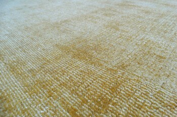 Teppich SchoenesWohnen24 Luxury 110 Gelb 80cm x 150cm