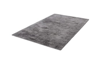 Teppich SchoenesWohnen24 Luxury 110 Grau / Anthrazit 120cm x 170cm