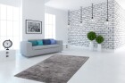 Teppich SchoenesWohnen24 Luxury 110 Grau / Anthrazit 80cm x 150cm