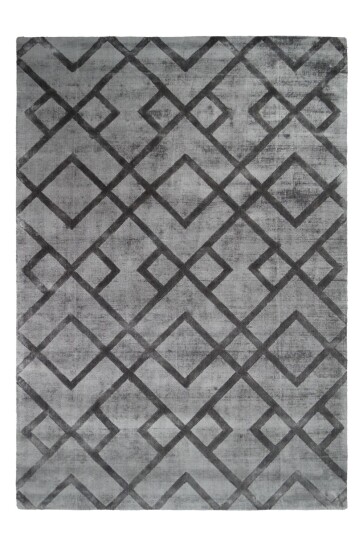 Teppich SchoenesWohnen24 Luxury 310 Grau / Anthrazit 160cm x 230cm