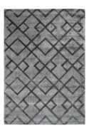 Teppich SchoenesWohnen24 Luxury 310 Grau / Anthrazit 200cm x 290cm
