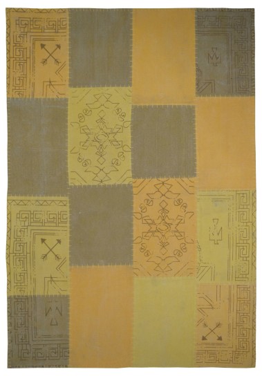 Teppich SchoenesWohnen24 Lyrical 210 Multi / Gelb 160cm x 230cm