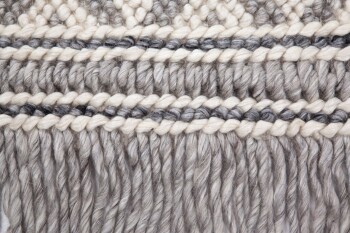 Teppich SchoenesWohnen24 Natura 410 Natural / Silber 80cm x 150cm