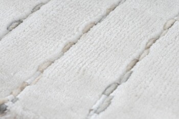 Teppich SchoenesWohnen24 Prime 110 Weiß / Grau 80cm x 150cm