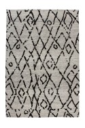 Teppich SchoenesWohnen24 River 110 Grau / Schwarz 120cm x 170cm