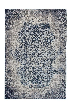 Teppich SchoenesWohnen24 River 140 Grau / Multi 80cm x 150cm