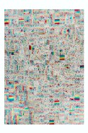 Teppich SchoenesWohnen24 Rocket 310 Elfenbein / Multi 200cm x 290cm