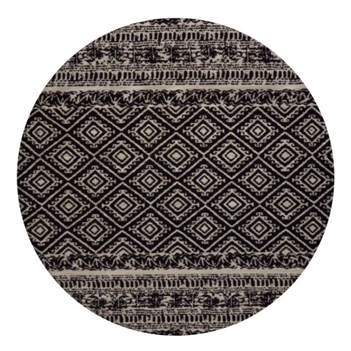 Teppich SchoenesWohnen24 Sunny 110 Schwarz 80cm x 150cm
