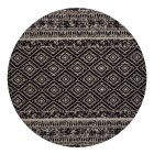 Teppich SchoenesWohnen24 Sunny 110 Schwarz 80cm x 150cm