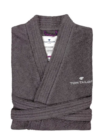 Tom Tailor Bademantel "KIMONO" DARK GREY cm